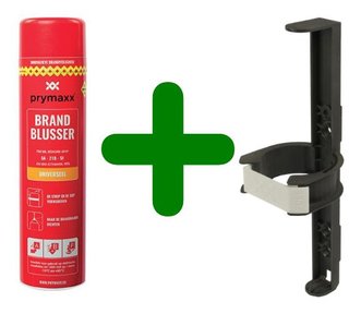 Prymaxx brandblusser inclusief cliphouder 