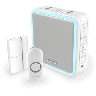 Draadloze draagbare deurbel, deursensor en beldrukker Honeywell DC915SDE