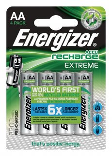 Energizer Oplaadbare NiMH Batterij AA 1.2 V Extreme 2300 mAh