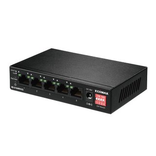 Edimax ES-5104PH V2 | netwerk switch | 5 poorten (10/100 Mbps, 4x PoE)