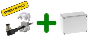 Wartel Waterdicht Splijtbaar IP54 + Opbouwdoos Kunststof Waterdicht IP54, combi voordeel!