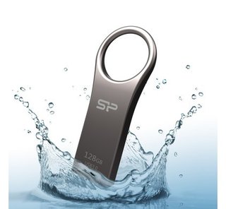 Sterke USB stick 3.1 - 128GB Titanium SP Jewel J80 - SP128GBUF3J80V1T