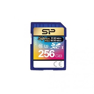Silicon Power | 256Gb SD Card | Superior Pro 4K | SDHC-SDXC UHS-1 U3