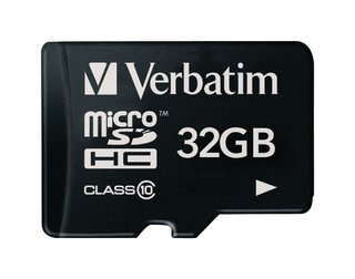 MicroSDHC Geheugenkaart Klasse 10 32 GB