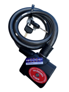Lock Alarm maxi 1,2 meter kabelslot met alarm 5944