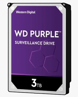 Harde Schijf 3TB 24/7 opslag, WD Purple WD30PURZ