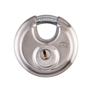 Squire DCL1 | Discusslot | Hangslot | Robuust slot | Roestvrij staal | 70 mm