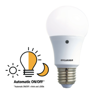 Sylvania Toledo Light-Sense Led-Lamp E27 8.5W 806lm 2700k met automatisch aan/uit