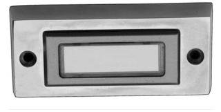 Bedrade deurbel met naamplaatje, Byron 3333BS