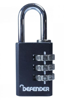 Koffer cijferslot Defender DFCOMBI30 - 30mm