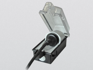 Vergrendelbaar stopcontact voor buiten - Rechte stekker - WCD - IP44