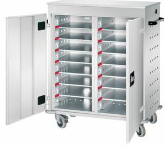 Laptopkar, Orgami LFW 16 vakken met stroom