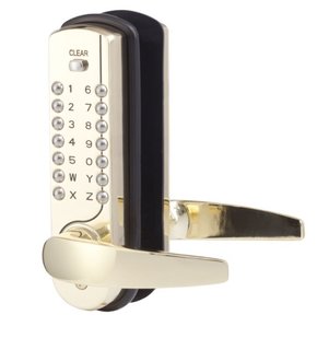 Tanklokaal slot - deurbeveiliging messing