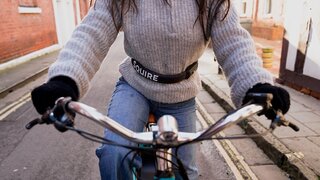 Straplok 35 - fietsslot heup draagbaar - zwart