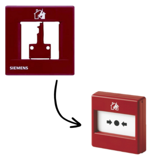 Resetsleutel voor Siemens handbrandmelder - FDMK291