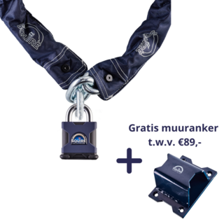 Oersterk motorslot Squire SS65S met 915mm ketting incl. gratis grondanker