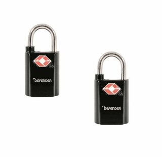 TSA Kofferslot | Reisslot | Hangslot | 2 stuks | Defender DFTSA20T