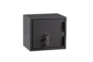 DRS Global 1-K Kluis | Kluis met Sleutel | Privekluis | Slot met Sleutel | 260 x 300 x 220 mm | Antraciet