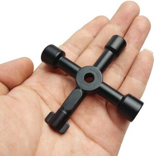 Driehoekige Sleutel - multifunctioneel Elektrische Schakelkast - zwart