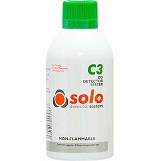 Solo C3 CO-melder testspray | Testgas voor Koolmonoxidemelders | Spuitbus 250 ml