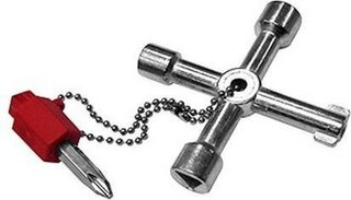 Schakelkast sleutel - driehoekige sleutel voor Elektrische Schakelkast  