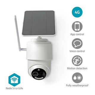 4G Buitencamera met Zonnepaneel - Smart life - Smartlife - Nedis SIMCBO50WT 4G Buitencamera met Zonnepaneel - Smart life - Smartlife - Nedis SIMCBO50WT