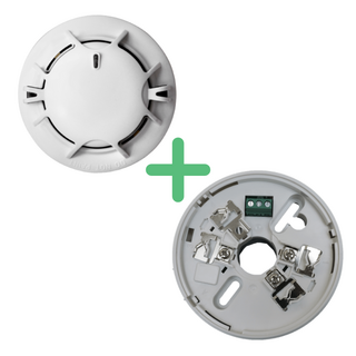 Kidde NC-DPM-W - Optische Hittemelder + NC-DBR-W Montagesokkel