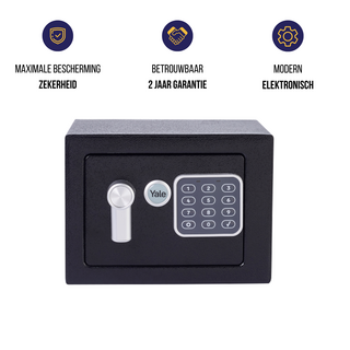 Yale Mini kluis - Zwart - Elektronische Kluis - YSV/170/DB2/P