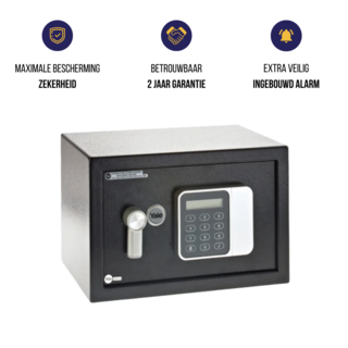 Hotelkluis elektronisch met Alarm Small - Yale YSG/200/DB2