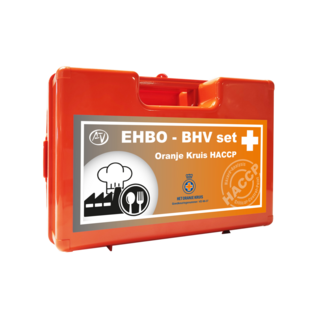 Horeca en voedselindustrie verbandkoffer - BHV HACCP incl. wandhouder