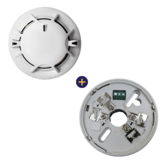 Aritech Optische rook- en hittemelder + Montagesokkel - NC-DPM-W + NC-DBR-W