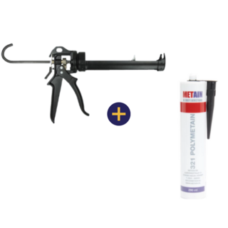 Kitspuit met 321 Polymet kit - combi voordeel