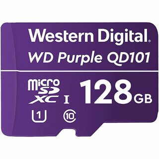 128GB - Western Digital - Geheugenkaart MicroSD speciaal voor videobewaking - WDD128G1P0C
