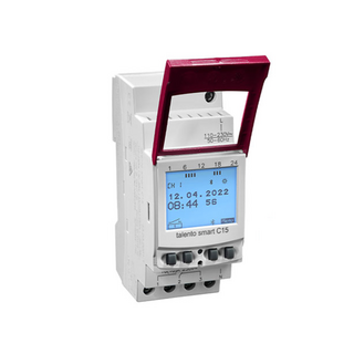 Grasslin Talento Smart C15 Digitale Tijdklok met App - Astronomische Schakelklok DIN-rail - G43.03.0001.1